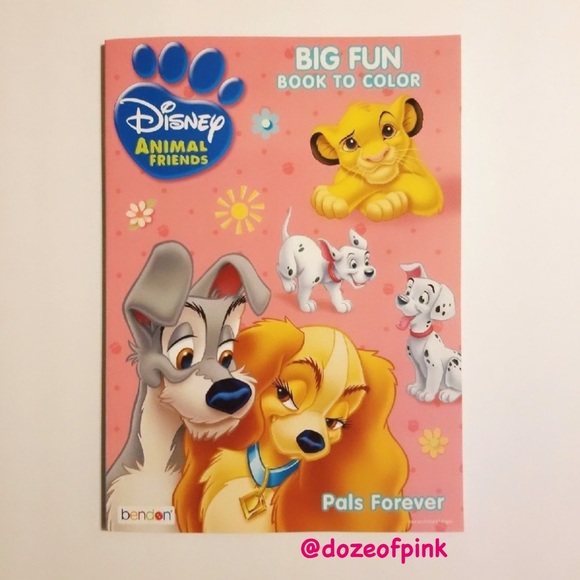 Disney | Toys | Disney Animals Friends Coloring Book | Poshmark